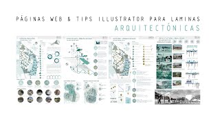 TIPS PARA HACER LÁMINAS ARQUITECTÓNICAS EN ILLUSTRATOR [upl. by Nerek]