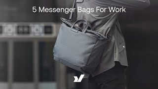 5 Messenger Bags For Work  Bellroy Topo Designs Everyman Peak Design Black Ember amp More [upl. by Tucky540]