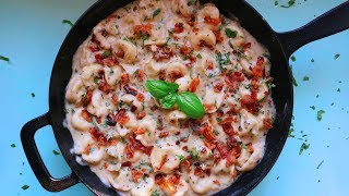 OnePan Creamy Three Cheese Tortellini [upl. by Analaj]