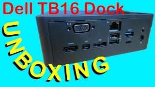 Dell Thunderbolt Dock TB16 240W Unboxing [upl. by Llehctim529]