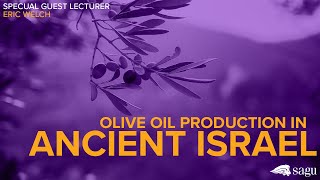 Olive Oil Production in Ancient Israel [upl. by Elinet]