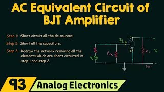 AC Equivalent Circuit of BJT Amplifier [upl. by Aihsas]