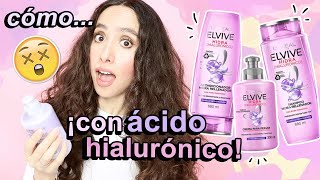 Reseña ELVIVE con ÁCIDO HIALURÓNICO para el CABELLO con FRIZZ [upl. by Ken75]