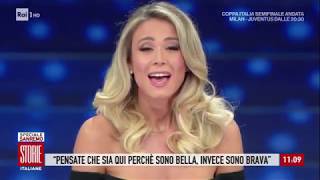 Le polemiche sul monologo di Diletta Leotta a Sanremo  Storie italiane 13022020 [upl. by Lexis]