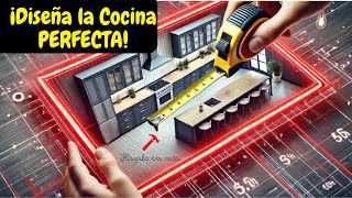 📐 Cómo Diseñar una Cocina Perfecta con las Medidas Correctas [upl. by Morena]