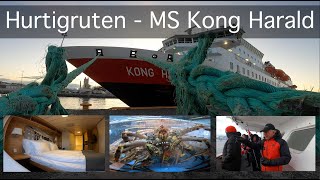 Hurtigruten  MS Kong Harald Portrait Decks Cabins Expedition Team [upl. by Eirrehs]