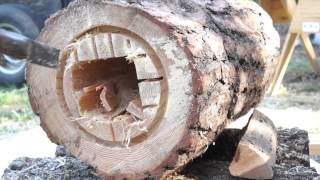 The Art of Log Hive Making [upl. by Anihsit764]