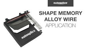 Shape Memory Alloy Application  Miniactuator [upl. by Asirral603]