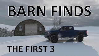 Forza Horizon 4  Barn finds 1 2 and 3 [upl. by Zamir]