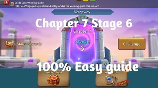 Lords mobile Vergeway chapter 7 Stage 6 easiest guide [upl. by Ulberto775]