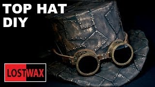 How To Make A Top Hat DIY Steampunk Fashion Pattern Tutorial [upl. by Trellas263]