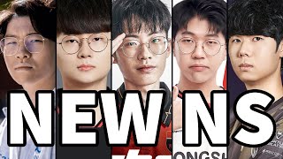 NEW NS ROSTER  LCK Roster Changes 2025 [upl. by Yeslehc]