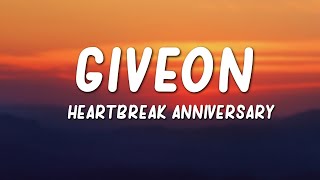 Giveon  HEARTBREAK ANNIVERSARY Lyrics [upl. by Isdnyl159]