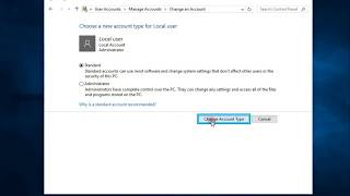 How to delete remove administrator and standard user account Windows 10 [upl. by Perot230]