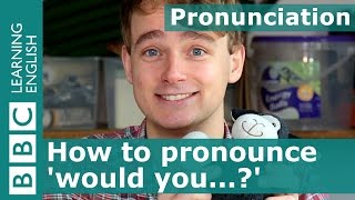 Pronunciation How to pronounce would you [upl. by Esenej]