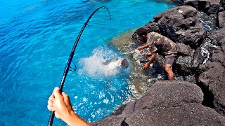 Best Catch n Cook  Primitive Style Grilled Fish And Baked Bananas [upl. by Adnahsat]