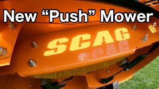 New Push Mower First Look SCAG 30 Inch [upl. by Hollah]