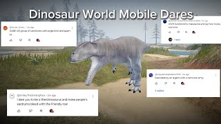 Dinosaur World Mobile Dares [upl. by Assile]