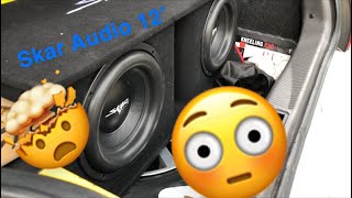 BRAND NEW SKAR AUDIO 2 12’s SUBS HITTING HARD [upl. by Sutherlan]