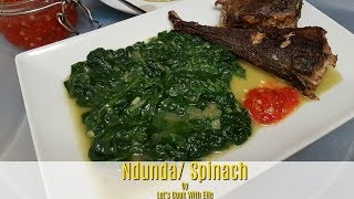 Easy Way To Make Spinach Légume VertsCongolese Food [upl. by Balf344]