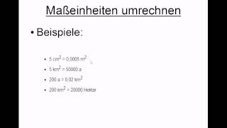 Maßeinheiten umrechnen [upl. by Notsirhc]