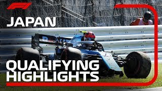 2019 Japanese Grand Prix Qualifying Highlights [upl. by Dorrej]