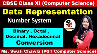 Data Representation Part 2  Number System  Class 11 Computer Science [upl. by Falda]