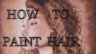 tips on painting curly hair [upl. by Ardeed]