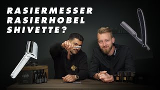 Rasiermesser vs Shivette vs Rasierhobel I Charlemagne Premium [upl. by Alaet]