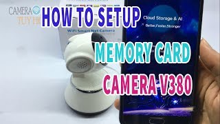 How To Setup Camera V380 Memory Card Version English [upl. by Fraze]