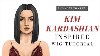 KIM KARDASHIAN Inspired Stardoll Wig Tutorial by LanaDelChanel [upl. by Ardnuassac]