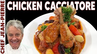 Elegant Chicken Cacciatore  Chef JeanPierre [upl. by Urquhart]