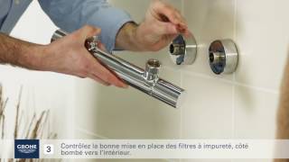 Mitigeur thermostatique douche  GROHE [upl. by Airrehs273]