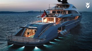 IS THIS THE MOST BEAUTIFUL SUPERYACHT IN THE WORLD BILGINS 80M quotTATIANAquot [upl. by Eladnek]