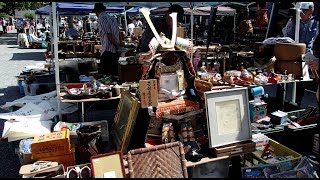 Toji Temple Fleamarket Antique MarketKyoto in Japan [upl. by Ttelrats62]