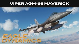 DCS F16C Viper  AGM65 Maverick Basics [upl. by Nickolaus]