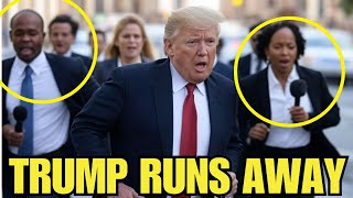 Trump RUNS from REPORTERS ONE DAY After Zelensky DISASTER MEETING [upl. by Gula932]