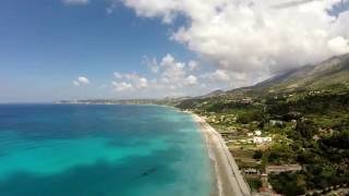 Kefalonia Lourdas Lourdata Beach  drone camera [upl. by Remington750]