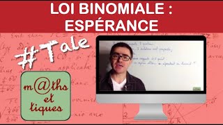 Calculer lespérance pour une loi binomiale  Terminale [upl. by Wash]