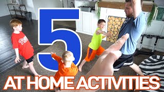 5 FUN GAMES TO PLAY AT HOME WITH YOUR FAMILY  NO ITEMS NEEDED [upl. by Isaak]