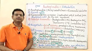 Prostaglandins Part 01 General Introduction of Prostaglandins  Prostaglandins  PG COX Pathway [upl. by Noskcaj]