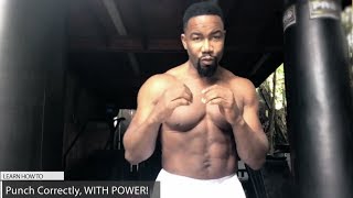 Michael Jai White Punching Correctly [upl. by Nylinnej889]