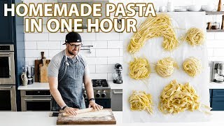 Easy to Make Homemade Pasta Dough Recipe [upl. by Dalston685]