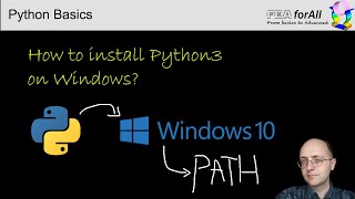 How to install python 3 on windows and set the path [upl. by Marline]