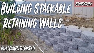 How to Build a Stackable Retaining Wall [upl. by Assile]