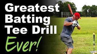 Greatest Batting Tee Drill EVER [upl. by Llezom688]