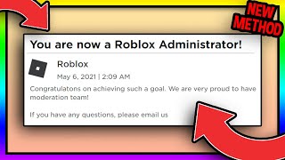 How to BECOME ADMIN in Roblox  2021 Tutorial [upl. by Anihpesoj]