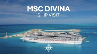 MSC Divina  Ship Visit [upl. by Udela165]