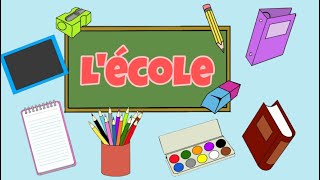 Les objets scolaires en français [upl. by Cicily542]