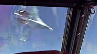 SU27 Fighter Headbutts a B52 Bomber [upl. by Howey136]